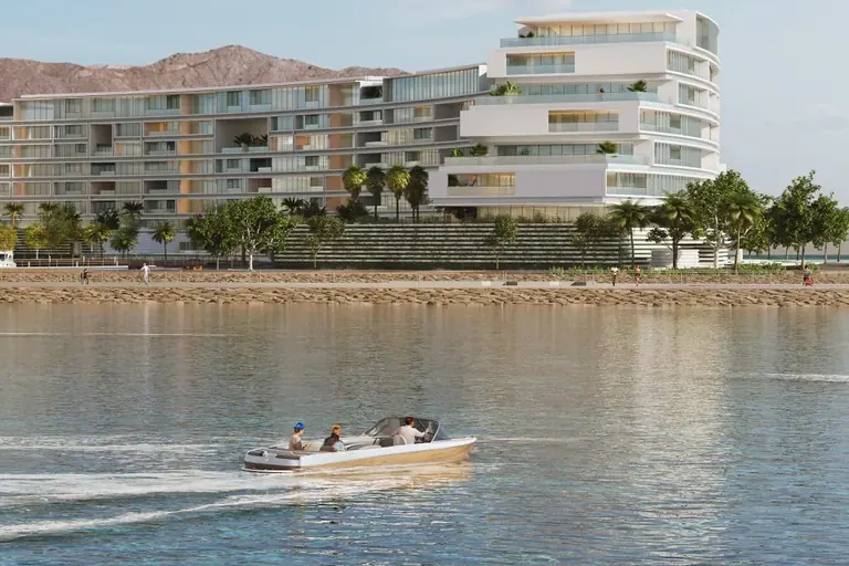 Marina elevation of The Arc
